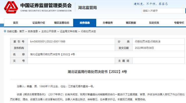 证监会公布20起违法案例！这起操纵期货合约价格案遭点名<strong></p>
<p>期货交易品种</strong>，罚没超110万元！