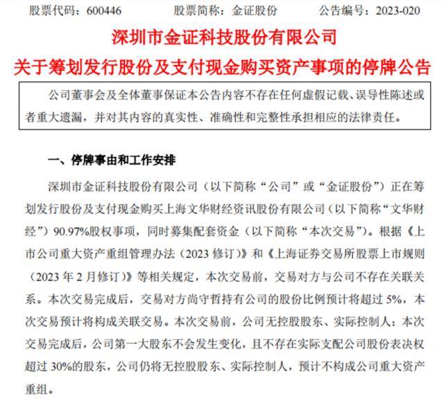 刷屏期货圈！文华财经两次冲击A股IPO无果后<strong></p>
<p>文华模拟期货</strong>，金证股份拟收购其90.97%股权