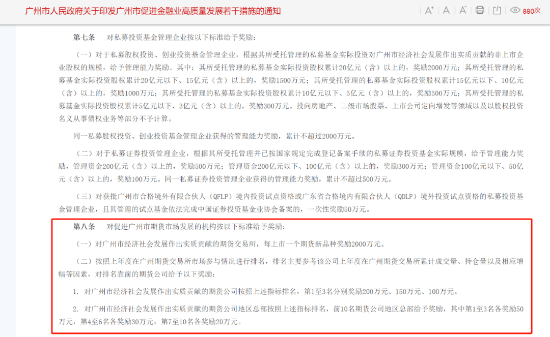 广州重奖期货业！广期所上新奖励2000万元<strong></p>
<p>期货公司电话</strong>，期货公司也有份……